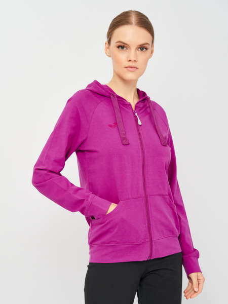 Толстовка жіноча JOMA Corinto Hoodie 901134.500 L фуксія фото