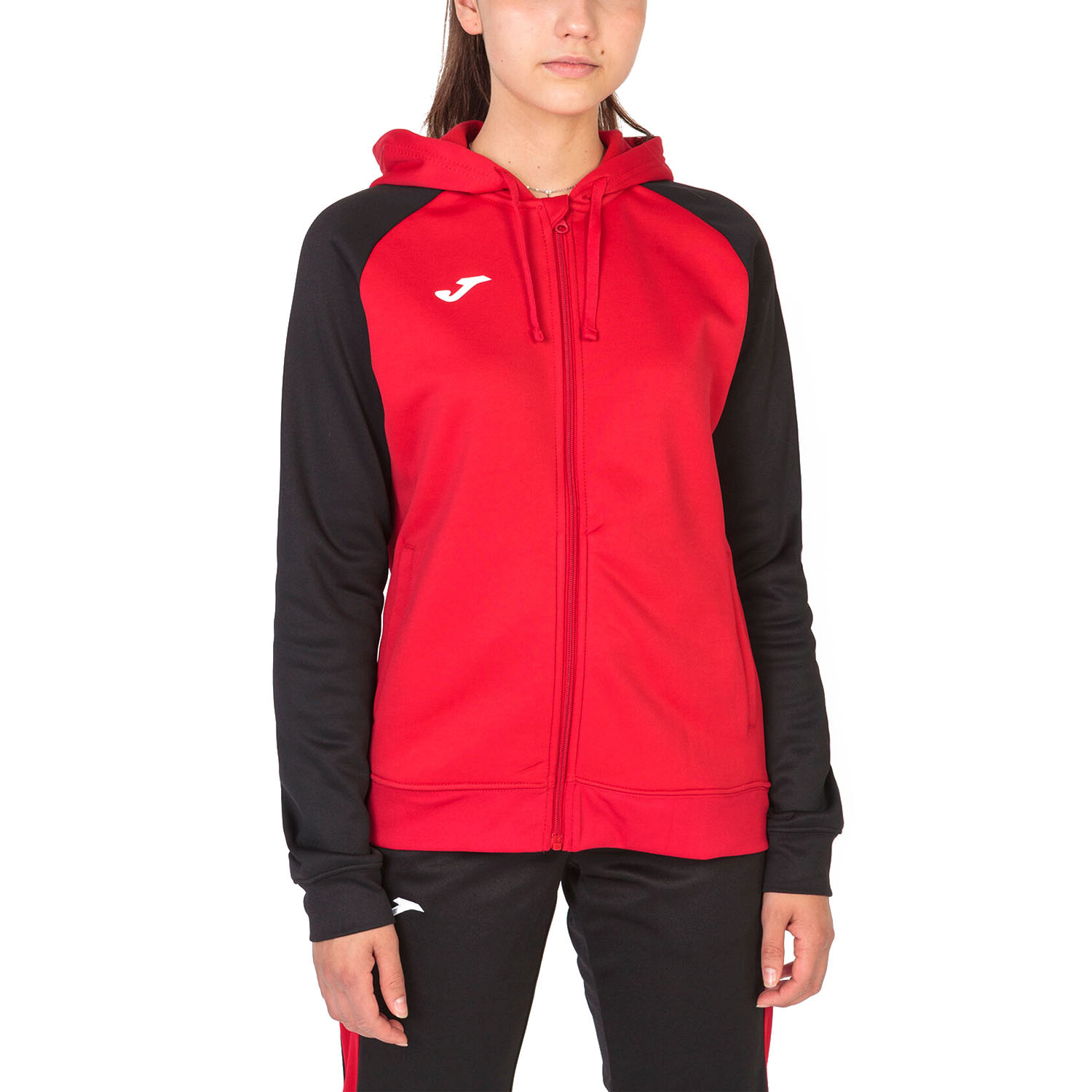 Кофта спортивна жіноча JOMA Academy IV 901336.601 S червона фото1