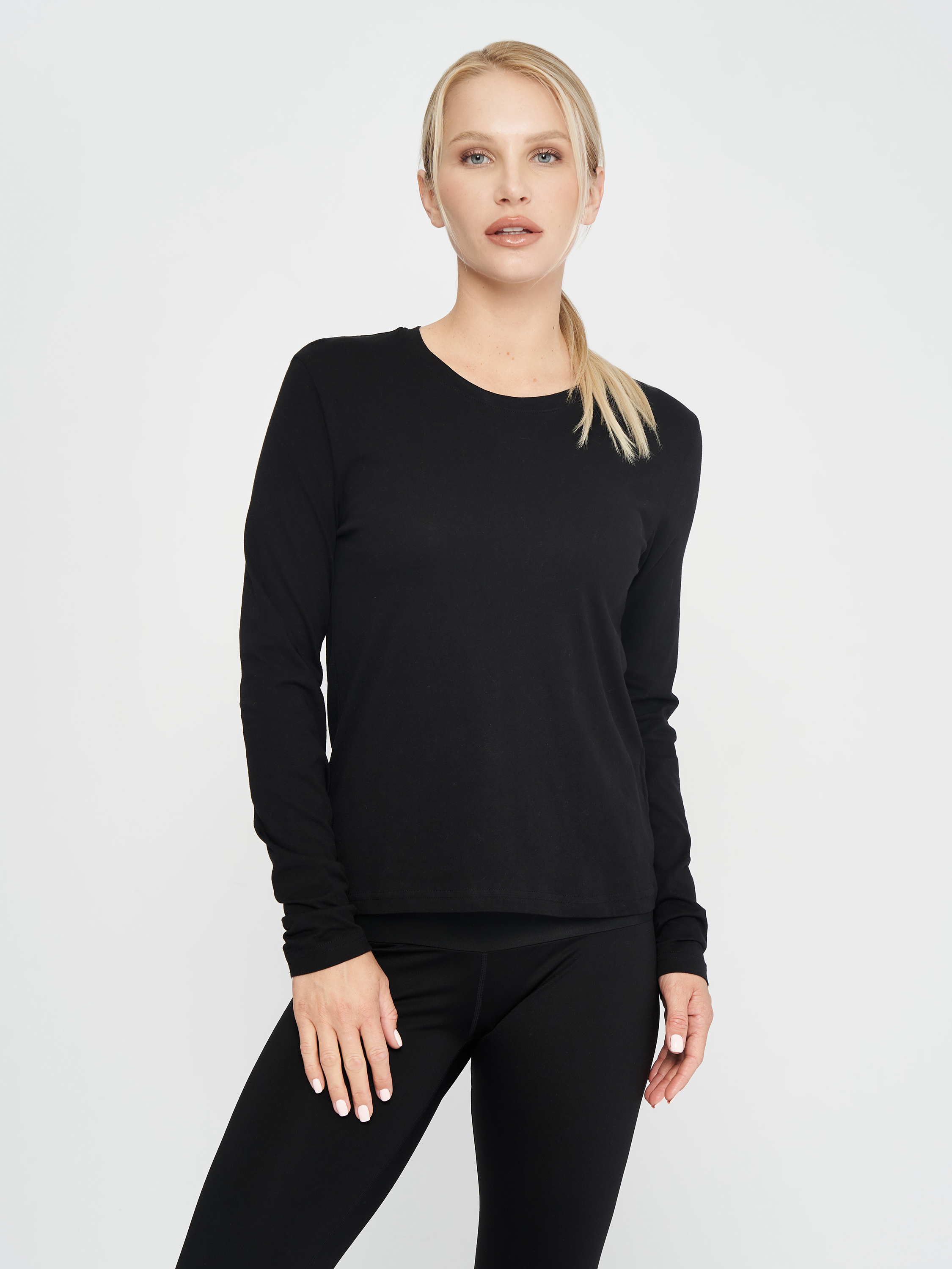 Лонгслів жіночий JOMA Organic Long 901611.100 M чорний фото1