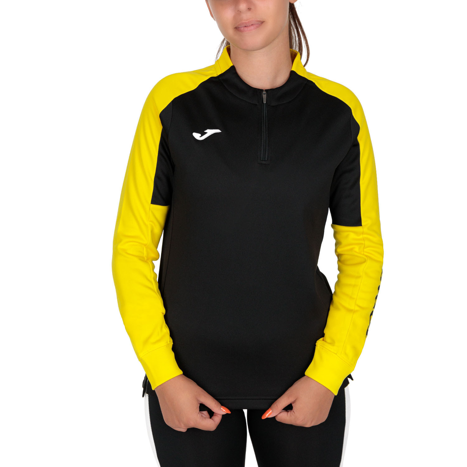 Кофта спортивна жіноча JOMA Eco Championship 901692.109 M чорна фото1