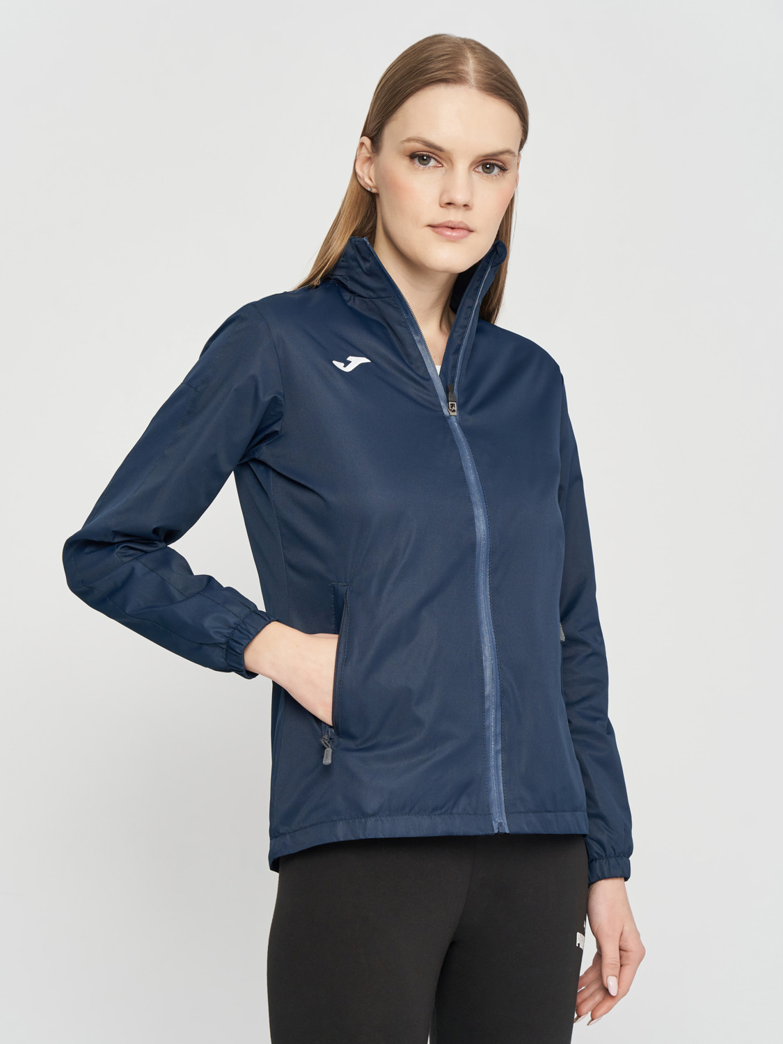 Ветровка женская JOMA Trivor Raincoat 901428.331 S темно-синяя