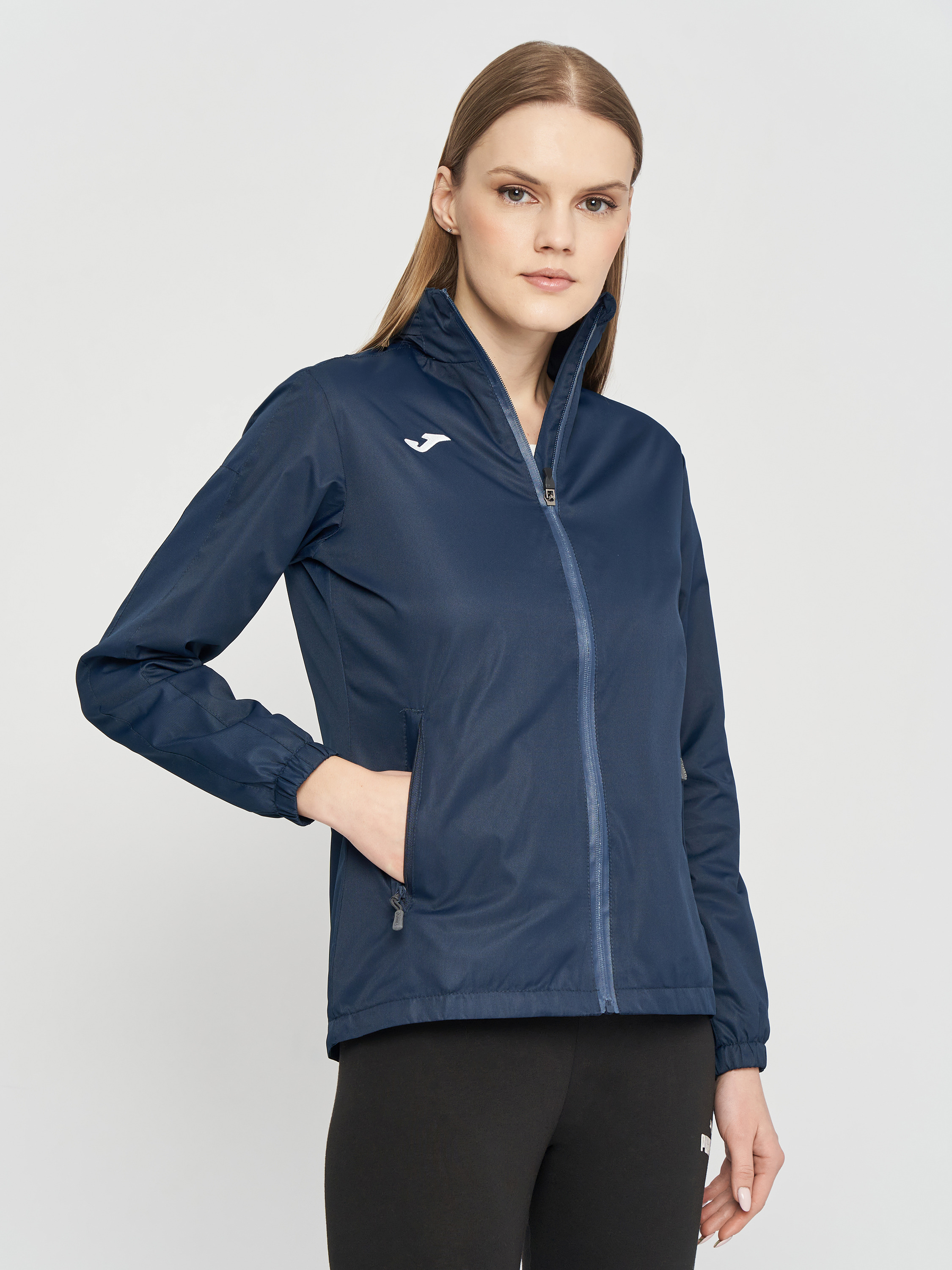Вітровка жіноча JOMA Trivor Raincoat 901428.331 S темно-синя фото1