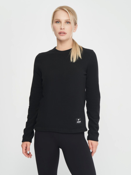 Лонгслів жіночий JOMA Explorer Long 901499.100 S чорний фото