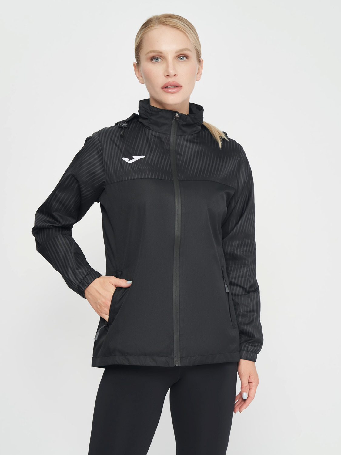 Ветровка женская JOMA Montreal Raincoat 901708.100 XS черная