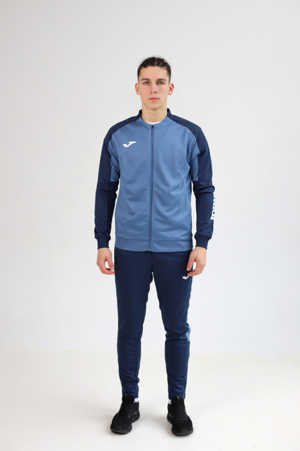 Спортивный костюм кофта, штаны мужской JOMA Eco Championship Tracksuit 102751.773 2XL голубой
