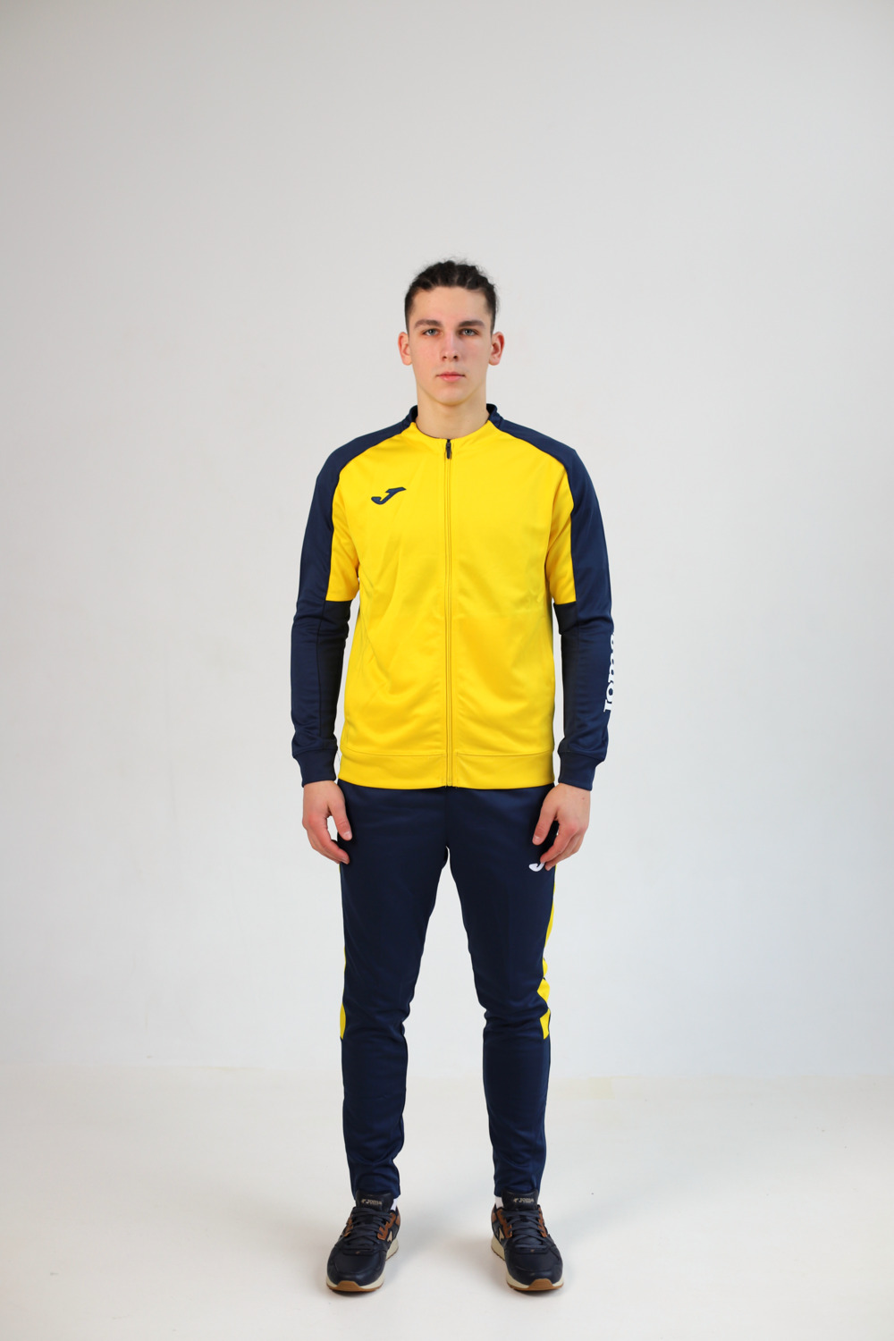 Спортивный костюм кофта, штаны мужской JOMA Eco Championship Tracksuit 102751.903 L желтый