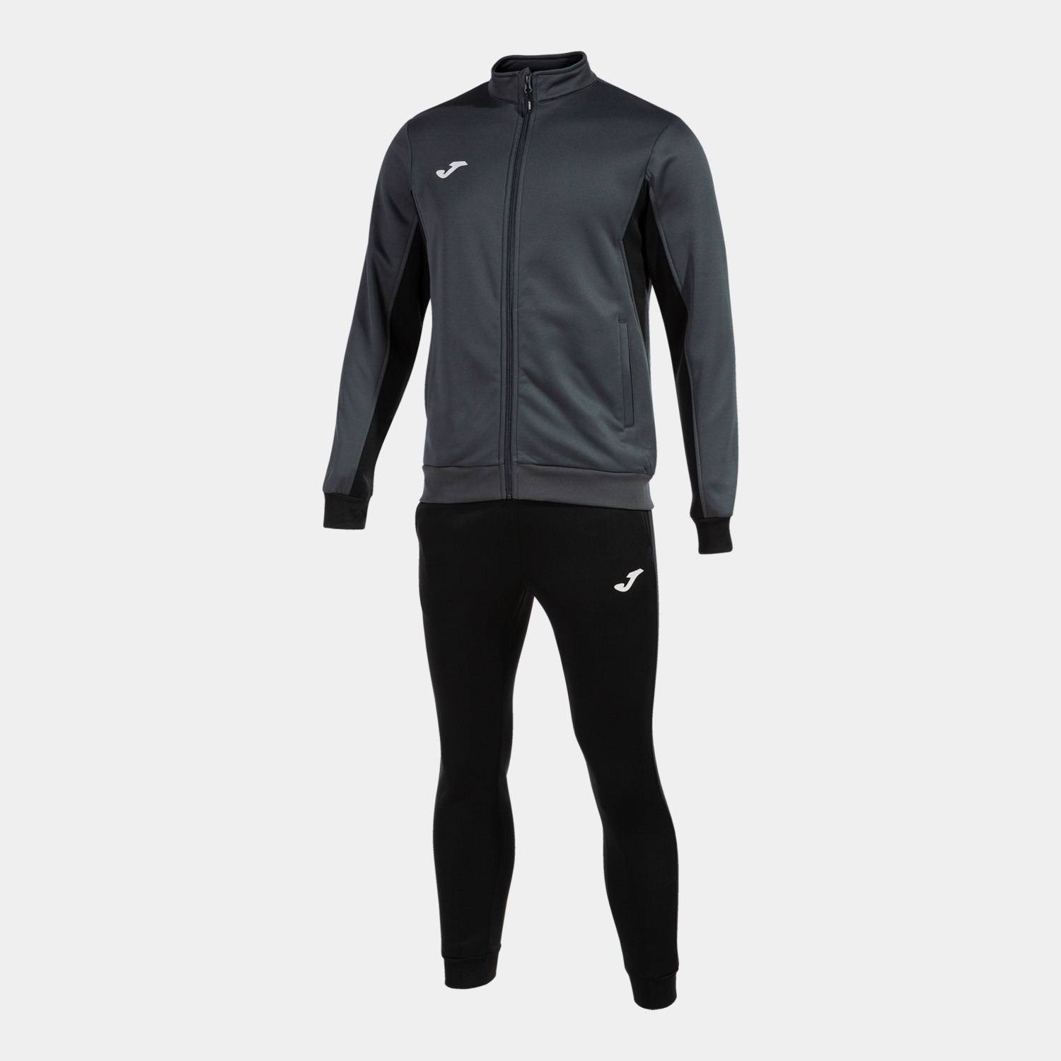 Спортивный костюм кофта, штаны мужской JOMA Derby Tracksuit Anthracite 103120.151 M черный