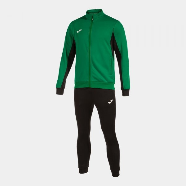 Спортивный костюм кофта, штаны детский JOMA Derby Tracksuit 103120.451 2XS зеленый/черный