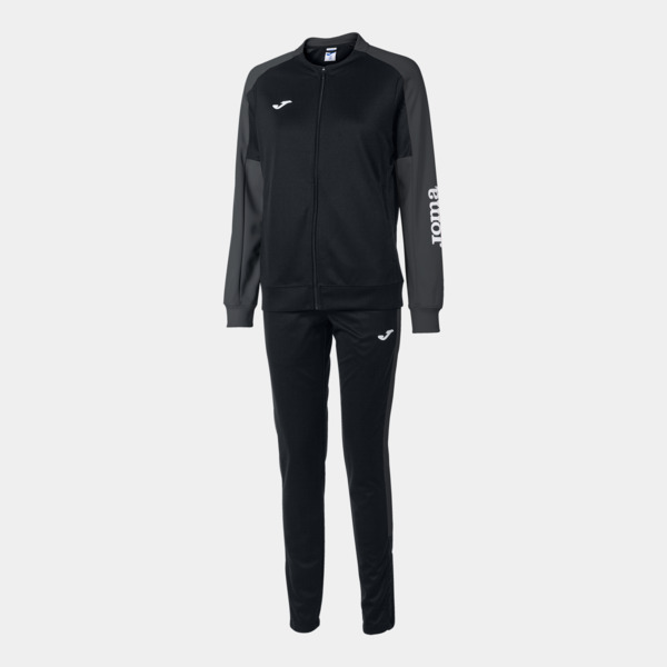 Спортивный костюм кофта, штаны женский JOMA Eco Championship Tracksuit 901693.110 L черный