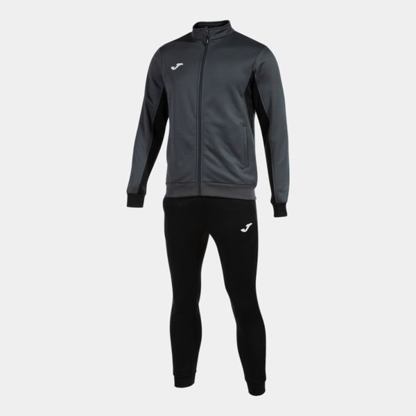 Спортивный костюм кофта, штаны детский JOMA Derby Tracksuit Anthracite 103120.151 3XS черный