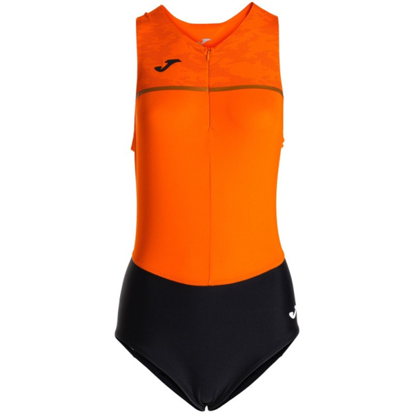 Спортивный комбинизон женский JOMA Record III Bodysuit 902528.881 M оранжевый/черный