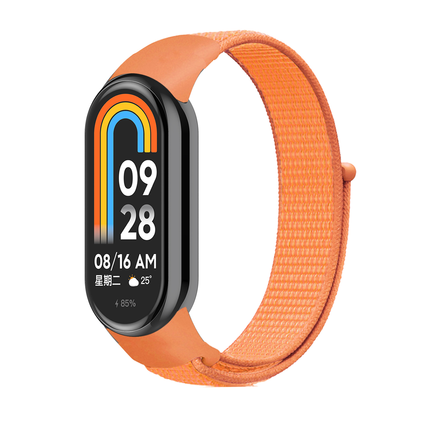 Ремешок нейлоновый ArmorStandart для Xiaomi Smart Band 9/8 Orange (ARM74018) фото1