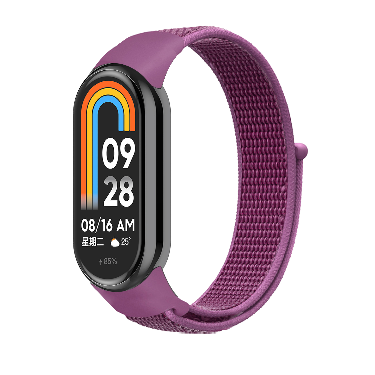 Ремінець нейлоновий ArmorStandart для Xiaomi Smart Band 9/8 Purple (ARM74019) фото1