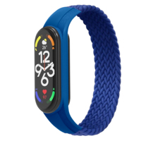 Ремінець ArmorStandart Braided Solo Loop для Xiaomi Mi Band 7/6/5/4 Blue size M (ARM58764)