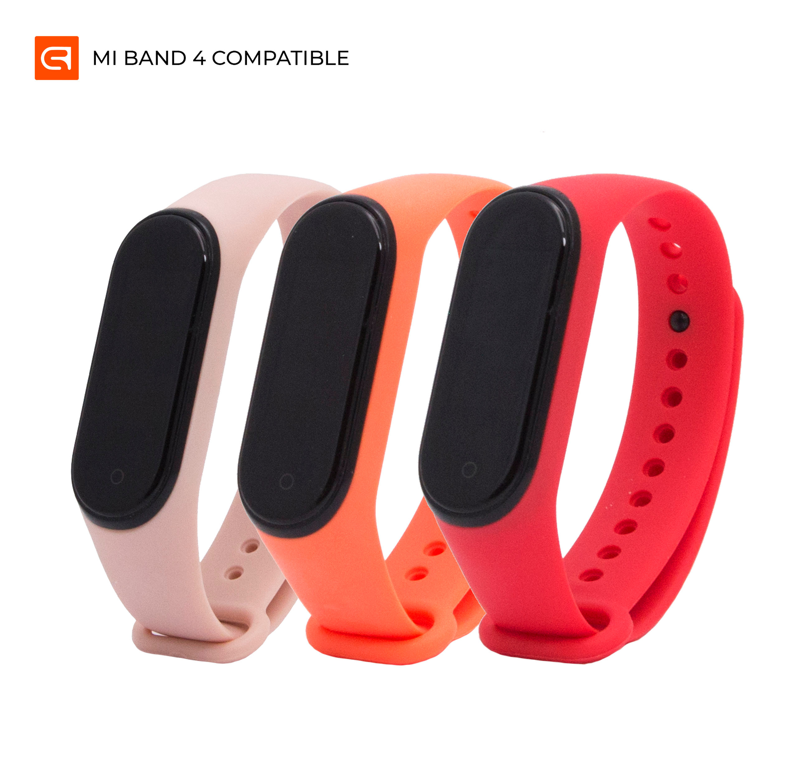 Комплект ремешков ArmorStandart для Xiaomi Mi Band 4/3 Sunrise (ARM56670) фото1