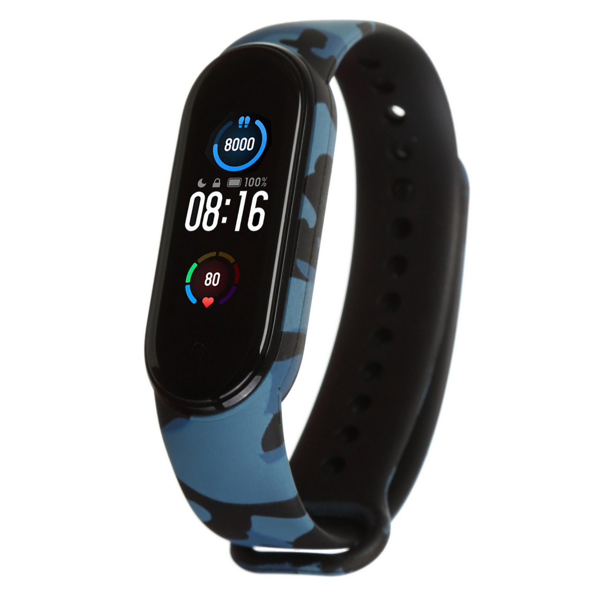 Ремешок ArmorStandart для Xiaomi Mi Band 7/6/5 Khaki Blue (ARM57016) фото1