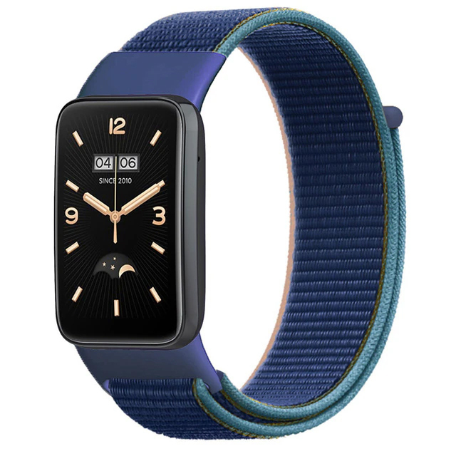 Ремешок нейлоновый ArmorStandart для Xiaomi Smart Band 7 Pro Dark Navy (ARM66806) фото1