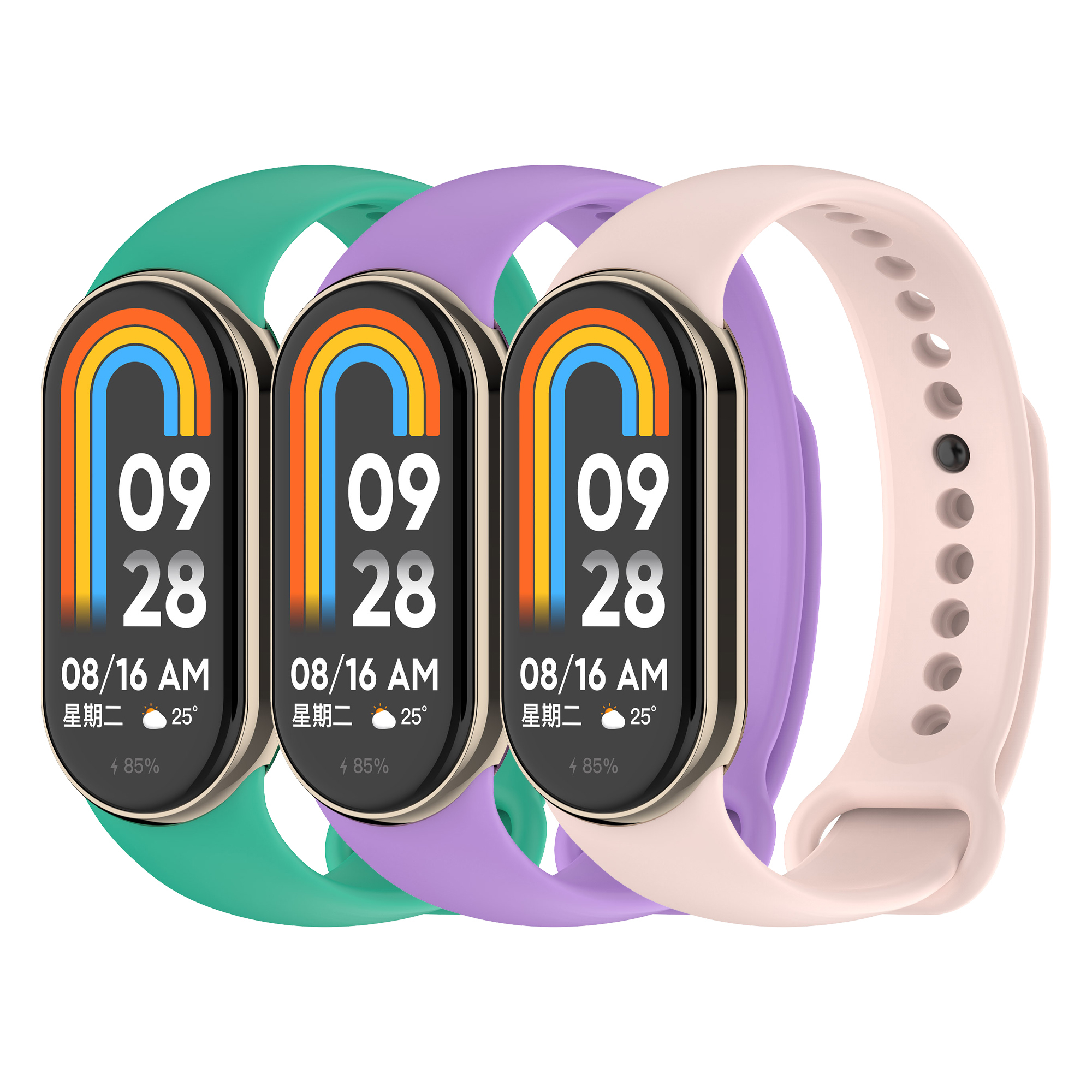 Комплект ремешков ArmorStandart для Xiaomi Smart Band 10/9/8 Spring (ARM75720) фото1