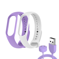 Комплект ремінців ArmorStandart Set для Xiaomi Mi Band 7/6/5 New Style Lavender (ARM77039)