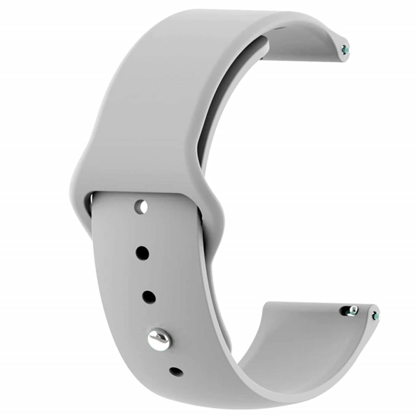 Ремешок ArmorStandart Silicone Watch Strap 20mm Light Grey (ARM60517) фото1