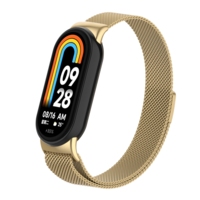 Ремінець ArmorStandart Milanese Magnetic для Xiaomi Smart Band 10/9/8 Gold (ARM86891)
