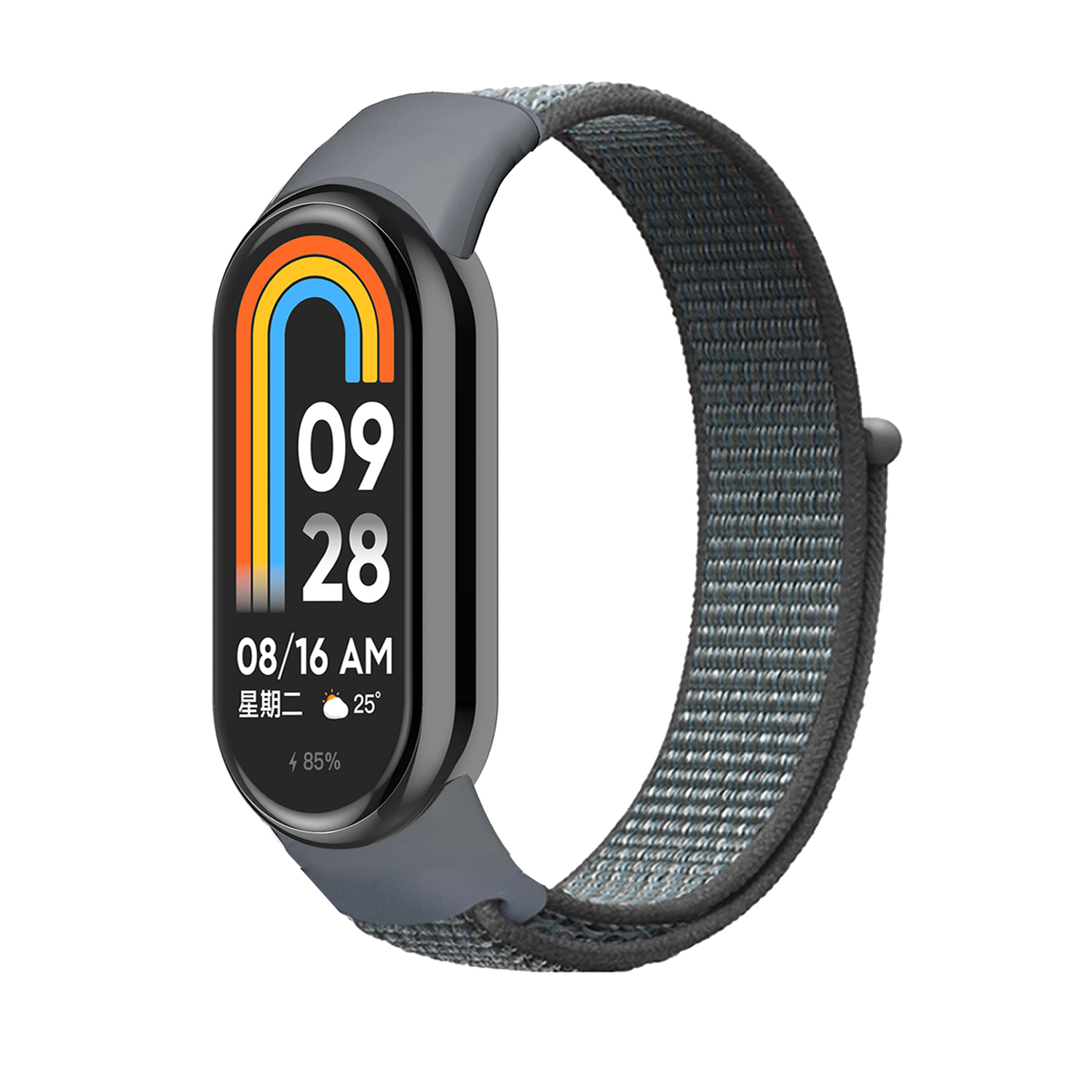 Ремешок нейлоновый ArmorStandart для Xiaomi Smart Band 10/9/8 Grey (ARM86897) фото1