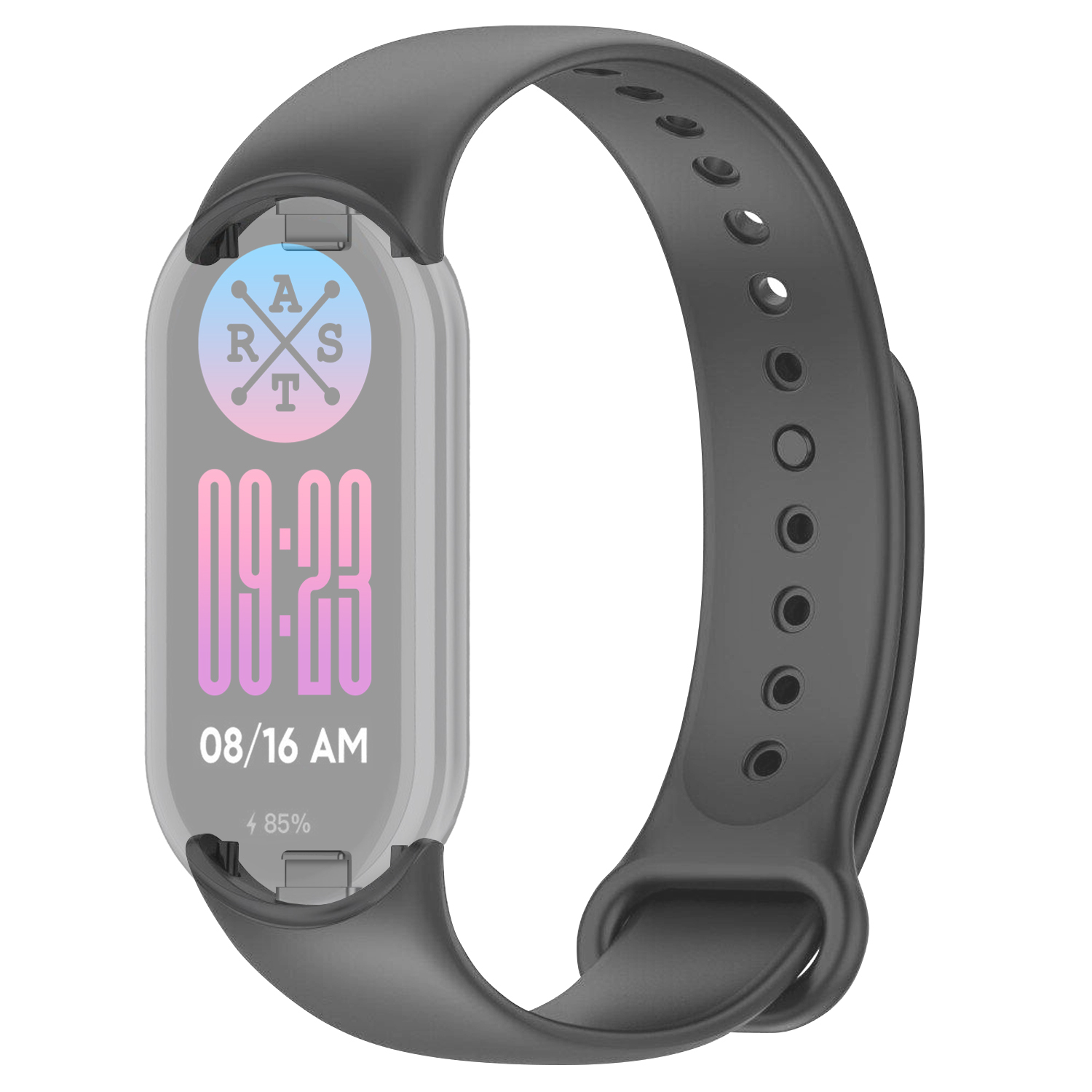 Ремешок ArmorStandart для Xiaomi Smart Band 10/9/8 Platinum Grey (ARM86912) фото1
