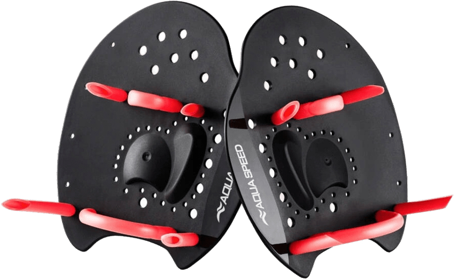 Лопатки для плавання Aqua Speed Skill Paddle чорно-червоний S (147-07S) (5908217617897) фото1