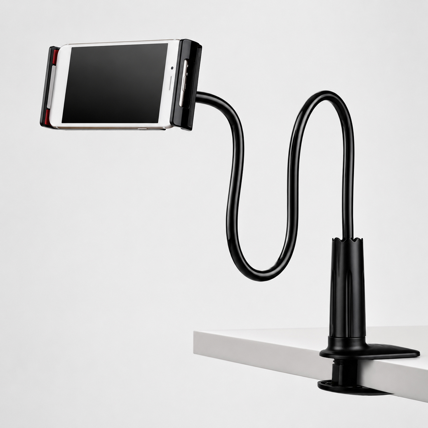 Держатель для смартфона и планшета гибкий настольный MadeInFuture T8 Black (MIF91915) фото1