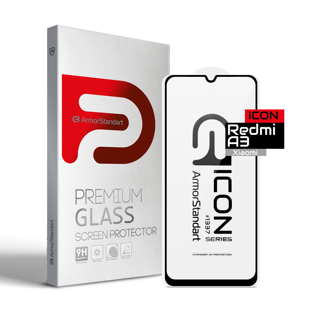Защитное стекло ArmorStandart Icon для Xiaomi Redmi A3 (ARM74452) фото1