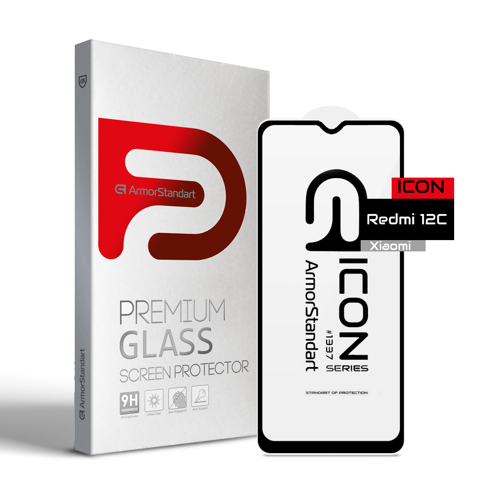 Защитное стекло ArmorStandart Icon для Xiaomi Redmi 12C (ARM67042) фото1