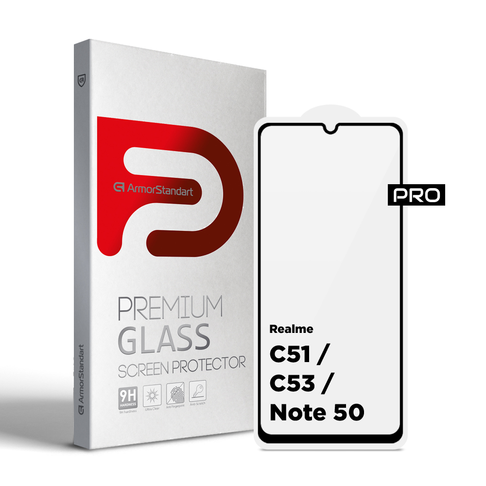 Захисне скло ArmorStandart Pro для Realme C51 / C53 / Note 50 (ARM71014) фото1