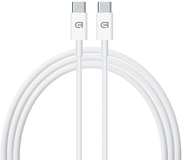 Кабель ArmorStandart ABMLL82 USB-C to USB-C Cable 2m white (ARM63474) фото1