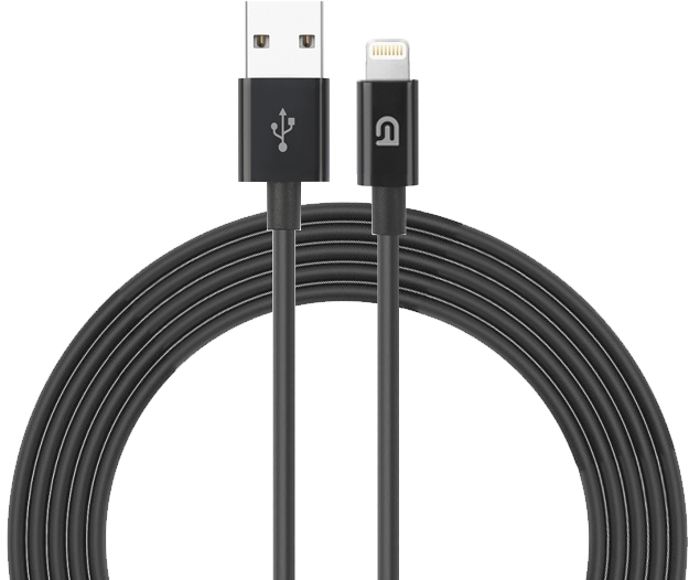 Кабель ArmorStandart AMD818B Lightning to USB Cable 1m black (ARM64287) фото1