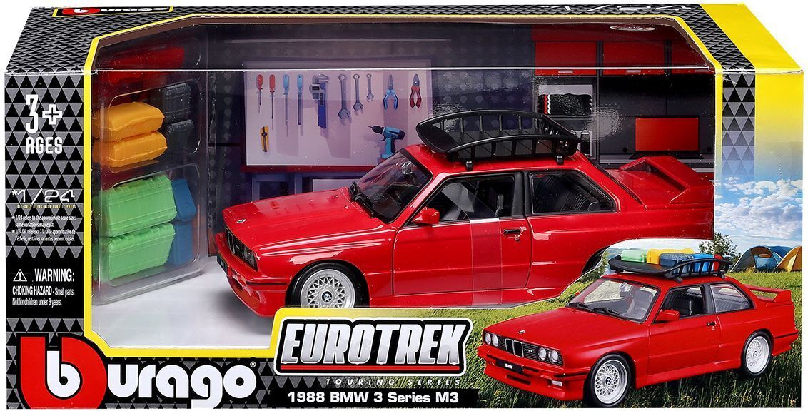 Автомодель Bburago BMW M3 Eurotrek (1988) (18-23014) фото1