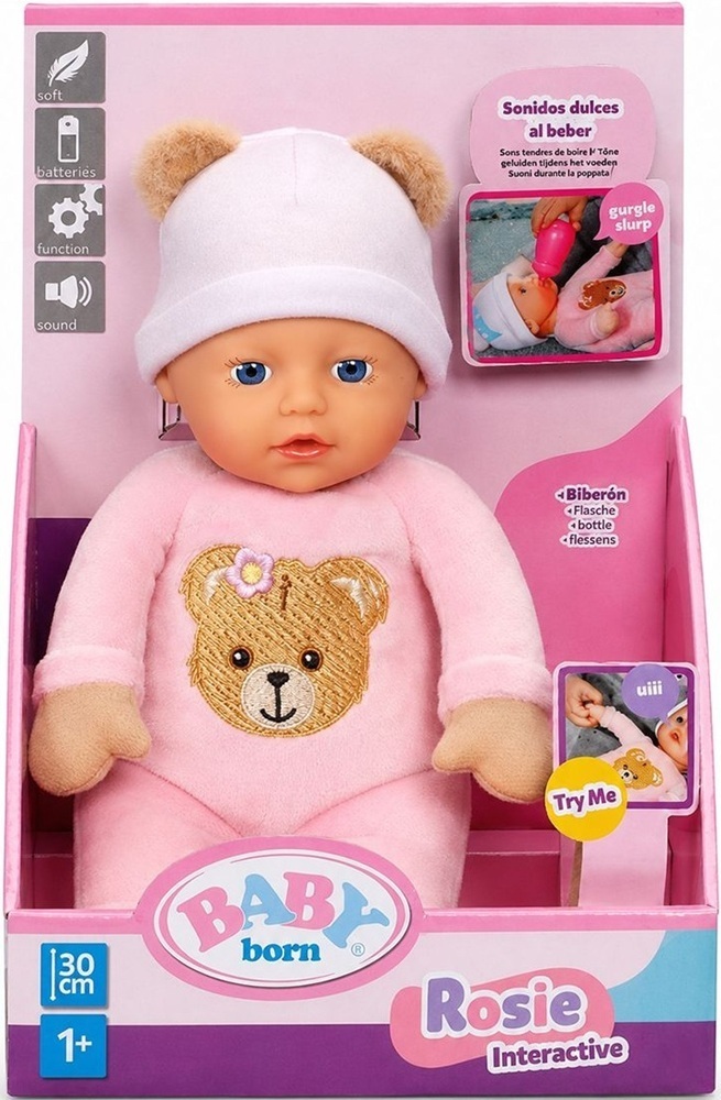 Интерактивная кукла Baby Born – Рози (30 см) (840481) фото1