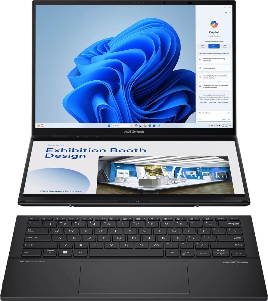 Ноутбук ASUS Zenbook DUO UX8406CA-QL366W (90NB14X1-M00N20) фото1