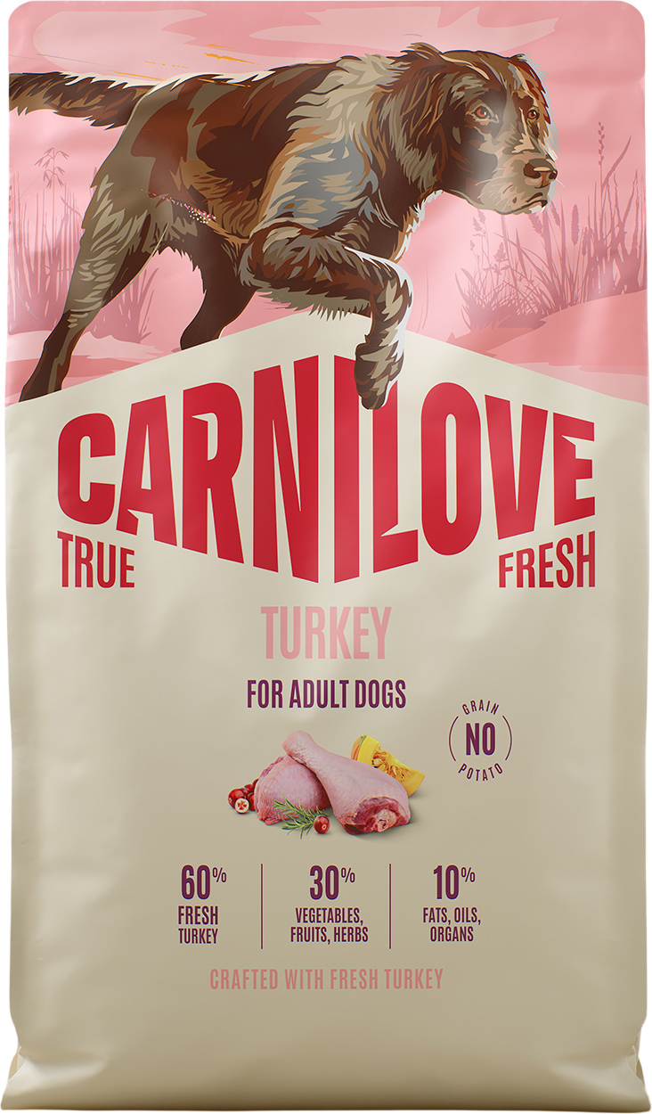 Корм сухой для собак Carnilove True Fresh Turkey индейка 4 кг (8595602581832) фото1