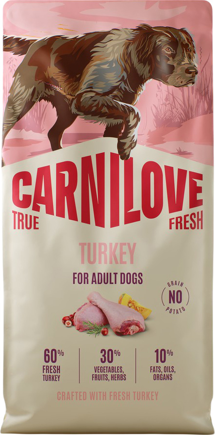 Корм сухой для собак Carnilove True Fresh Turkey индейка 12 кг (8595602581849) фото1
