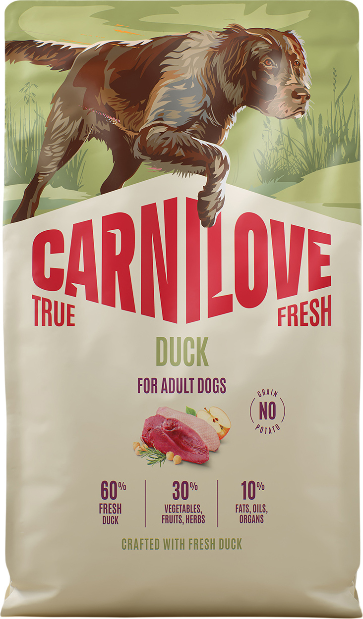 Корм сухой для собак Carnilove True Fresh Duck утка 4 кг (8595602581870) фото1