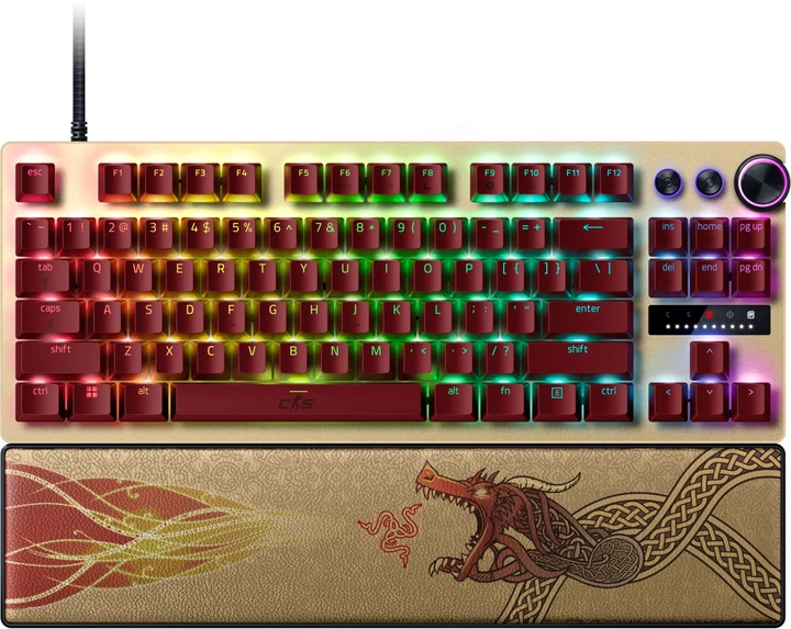Ігрова клавіатура Razer Huntsman V3 PRO TKL, Counter-Strike 2 Ed. (RZ03-04982100-R3M1) фото1