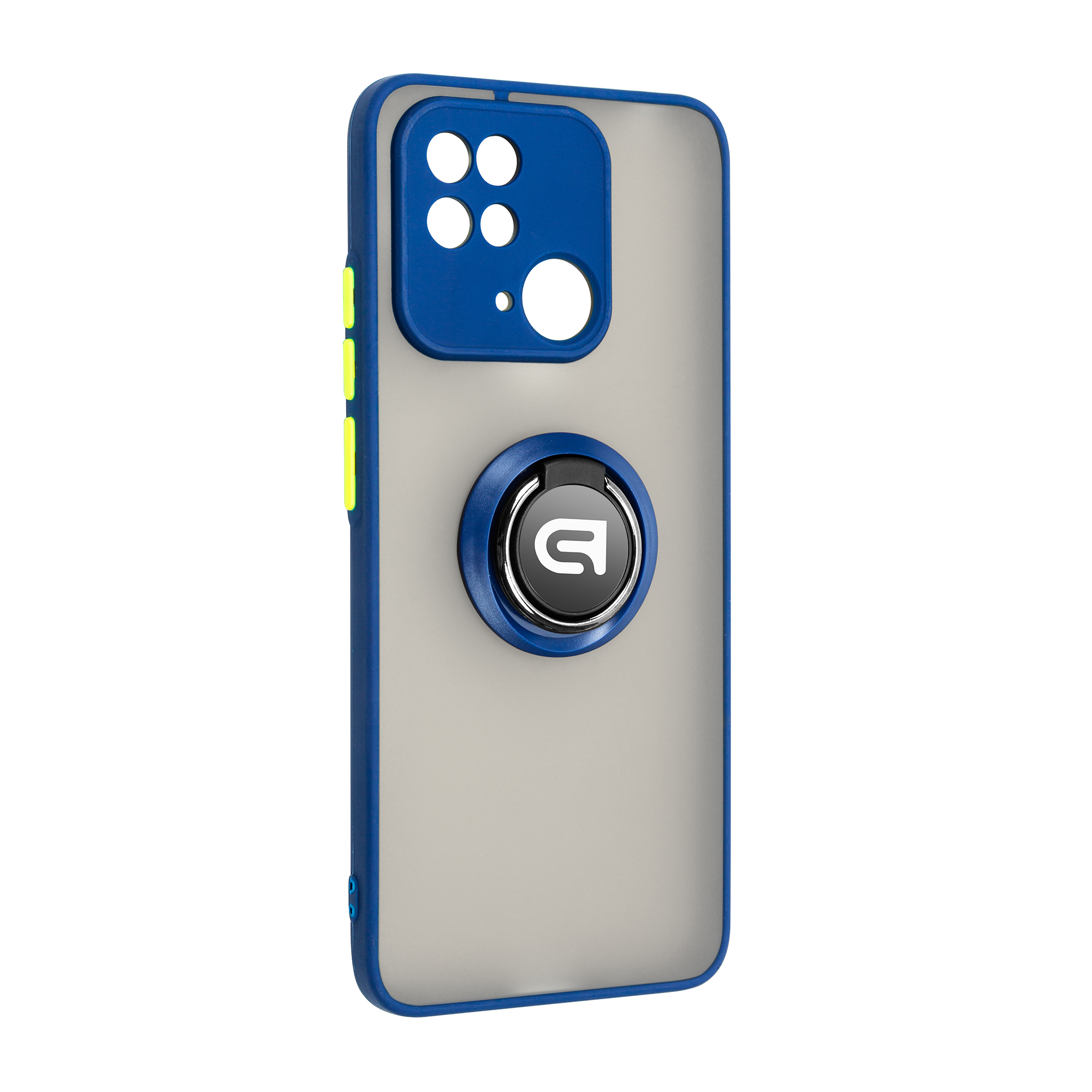 Чехол ArmorStandart Frosted Matte Ring для Xiaomi Redmi 10C Navy Blue (ARM68368) фото1