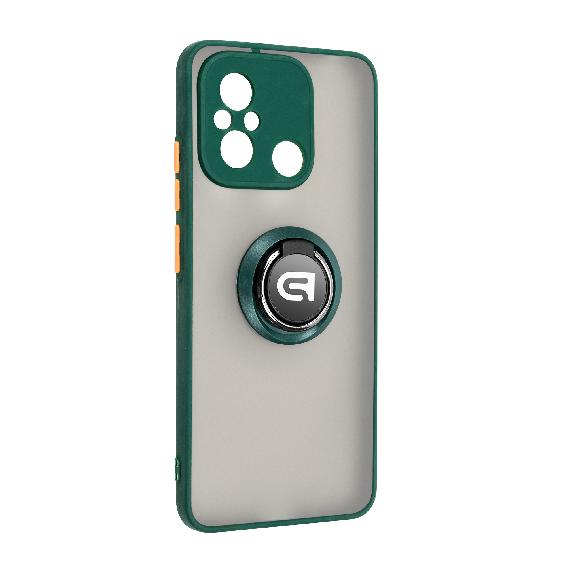 Чехол ArmorStandart Frosted Matte Ring для Xiaomi Redmi 12C Dark Green (ARM68371) фото1