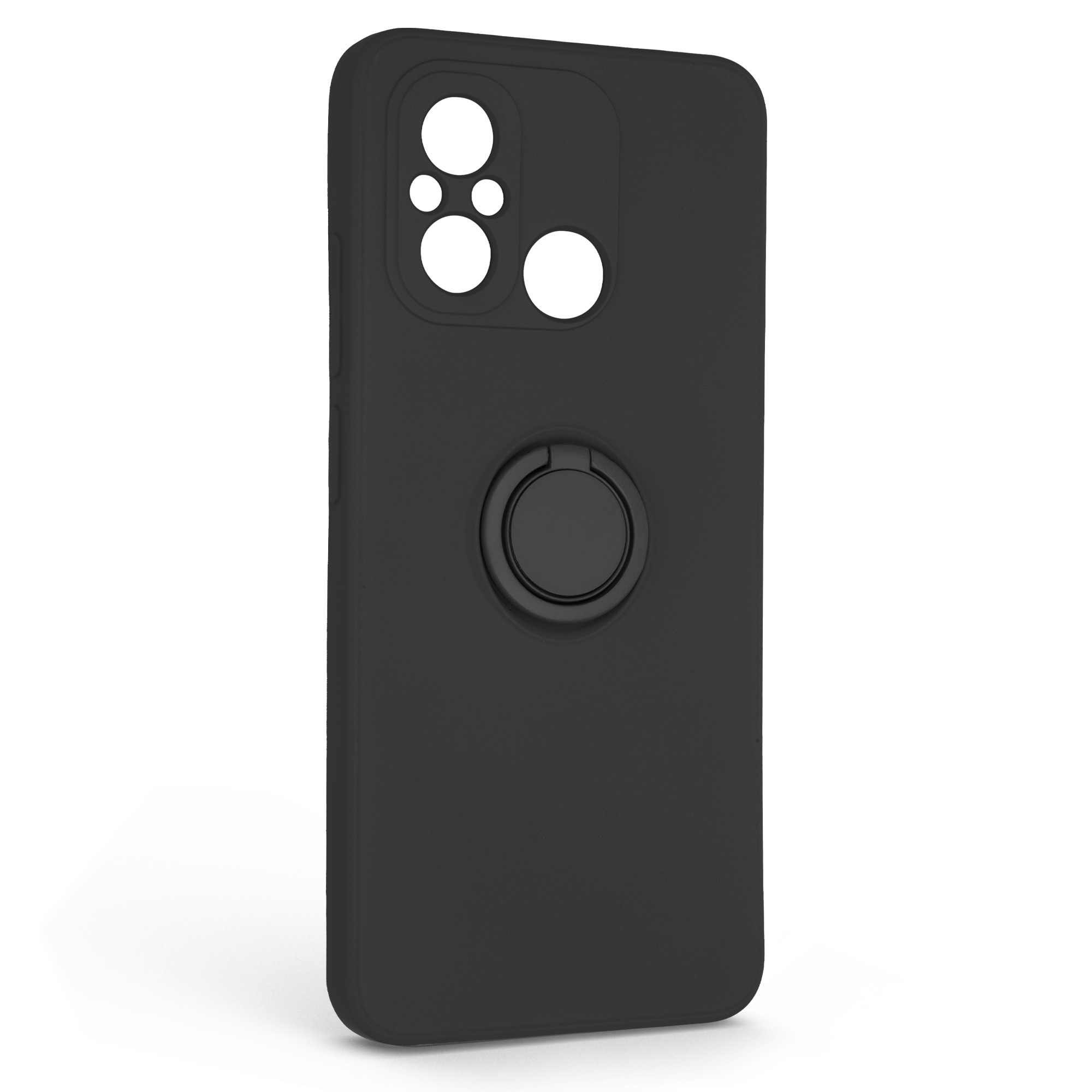 Чехол ArmorStandart Icon Ring для Xiaomi Redmi 12C Black (ARM68791) фото1