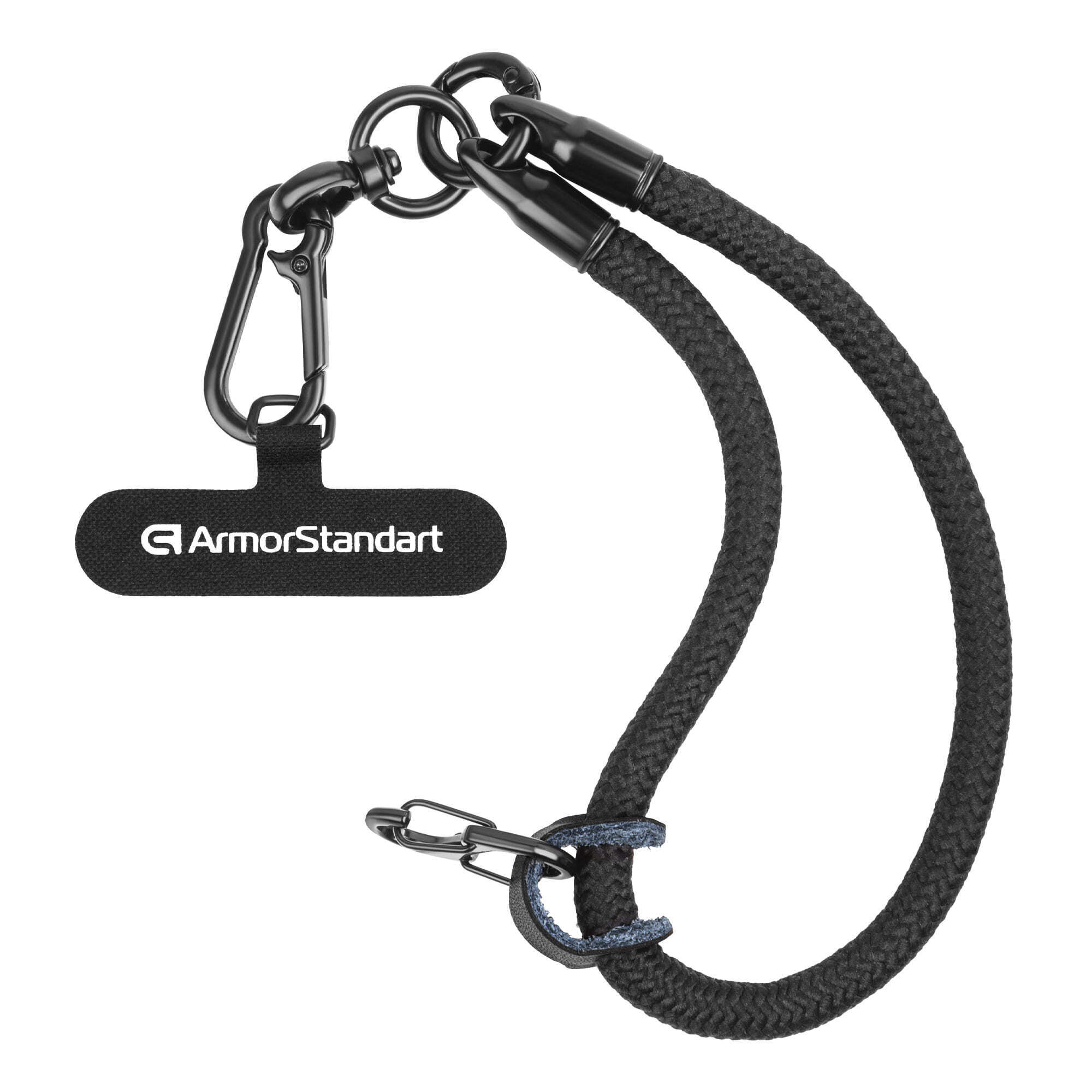 Ремінець для смартфону ArmorStandart S-Rope Black Onyx with Dark holder (ARM76103) фото1