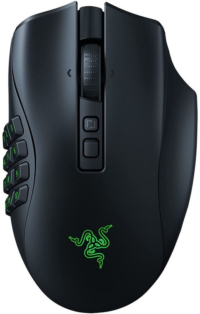 Игровая мышь Razer Naga V2 Hyperspeed Bluetooth/Wireless Black (RZ01-04400100-R3G1) фото1