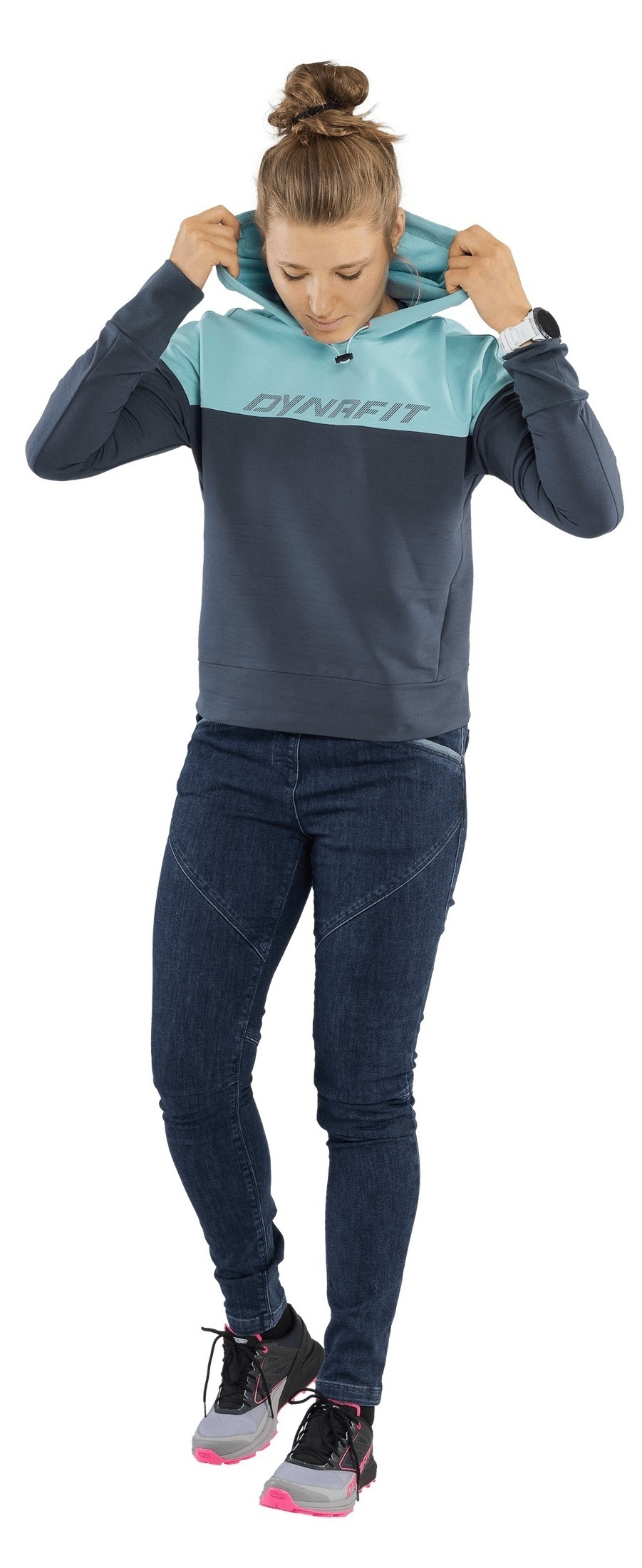 Джинси жіночі Dynafit 24/7 Jeans 71701-3011 XS темно-сині фото1