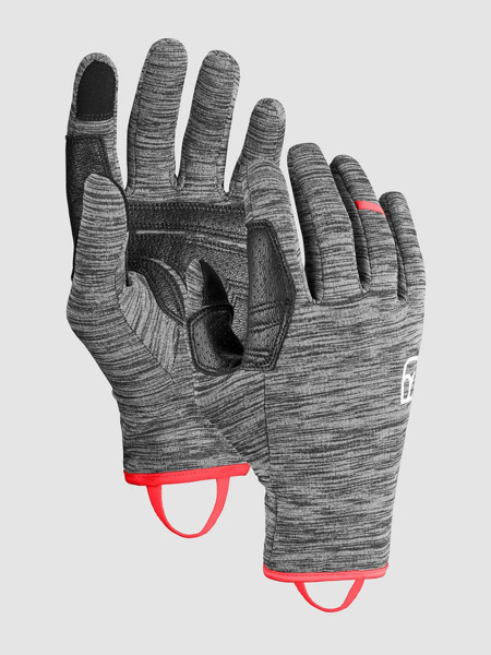 Рукавиці жіночі Ortovox Fleece Light Glove L сірі фото