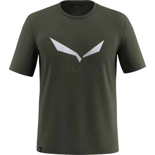 Футболка чоловіча Salewa Solidlogo Dri-Release 27018-5280 M зелена фото