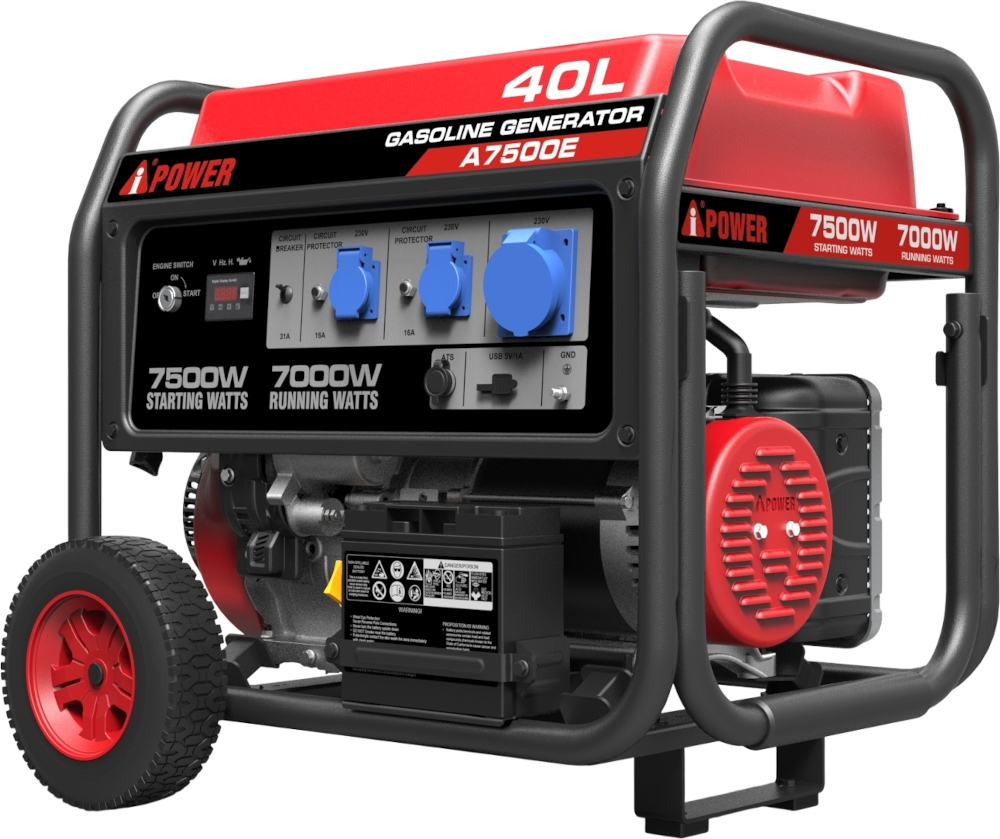 Генератор бензиновий A-IPOWER A7500E 7 кВт (A7500E) фото1